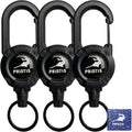 Pristis Heavy Duty Zinger Retractors, Saltwater Resistant 28" Clip