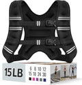 Zeerun Weighted Vest, 6/8/10/12/15/18/20/24/30LB for Men Women