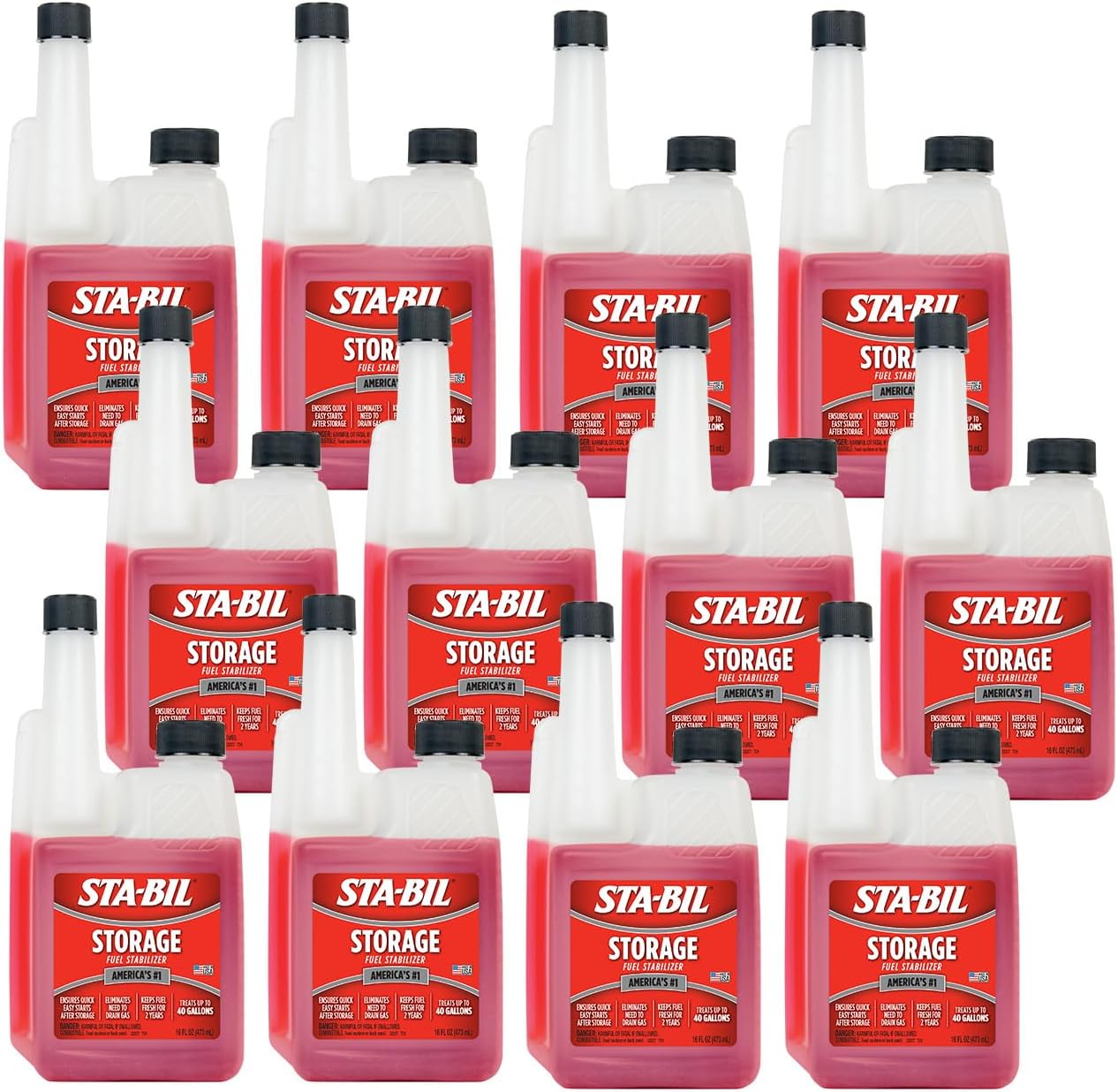 STA-BIL Storage Fuel Stabilizer, 16 oz, 12-Pack
