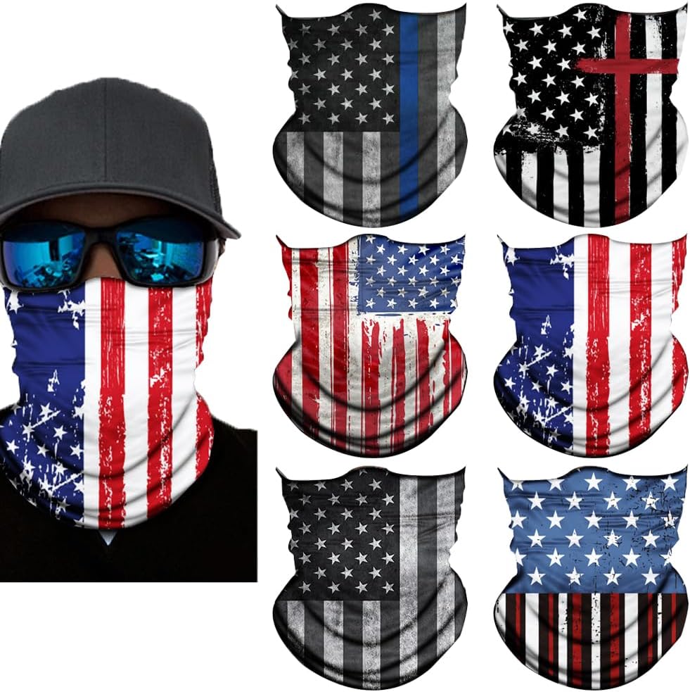 Neck Gaiter Mask,UV Protection Bandana Gator Face Cover Covering Mask,Tube Scarf,Neck Warmer Balaclava,Headband