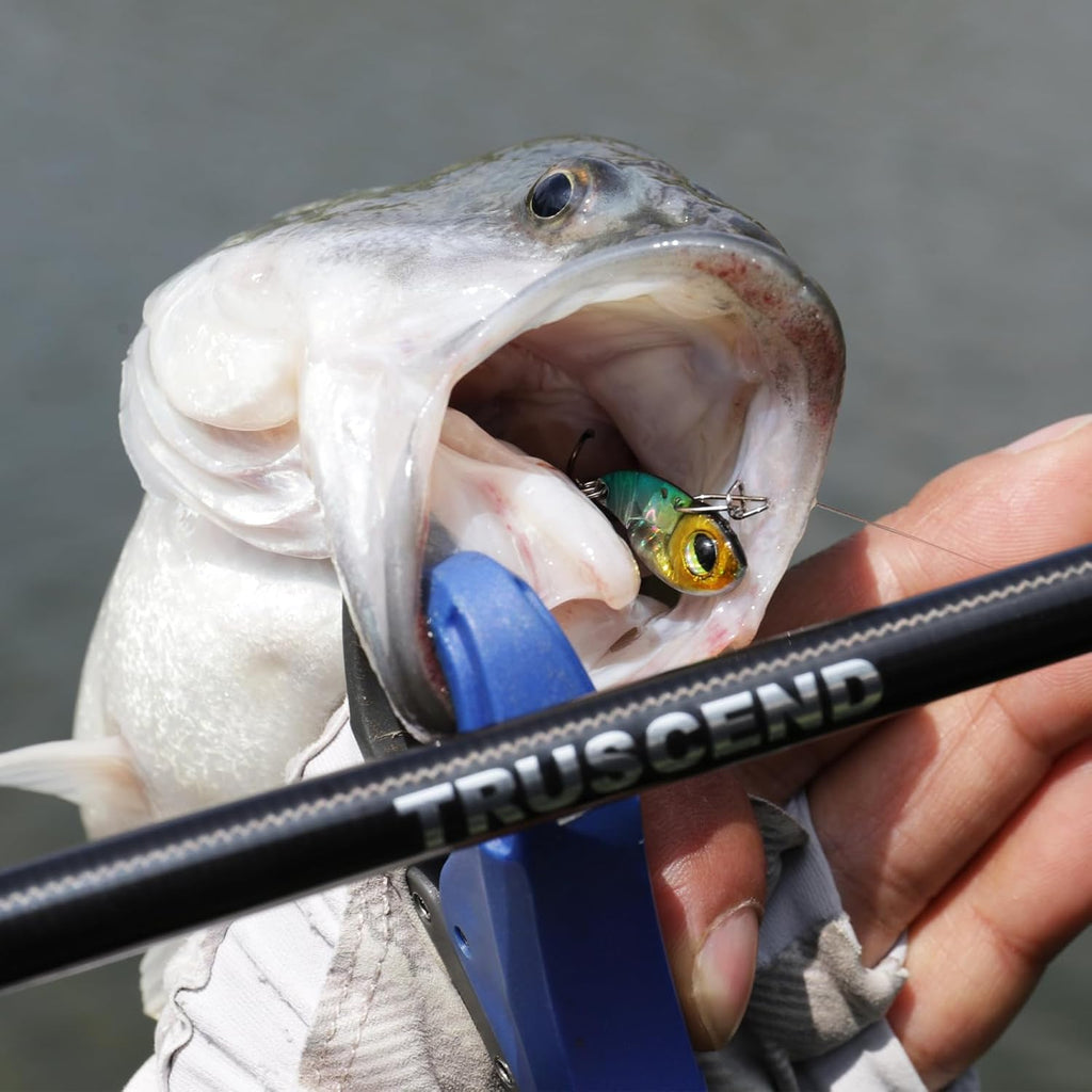 TRUSCEND Vibespinner Easy Catch Fishing Lures with BKK Hooks, Dual-Blade Spinner Baits with Double Water Disturbance and Reflective for More Bites, Blade Bait & Spoon Lure for Bass Trout Crappie Pike
