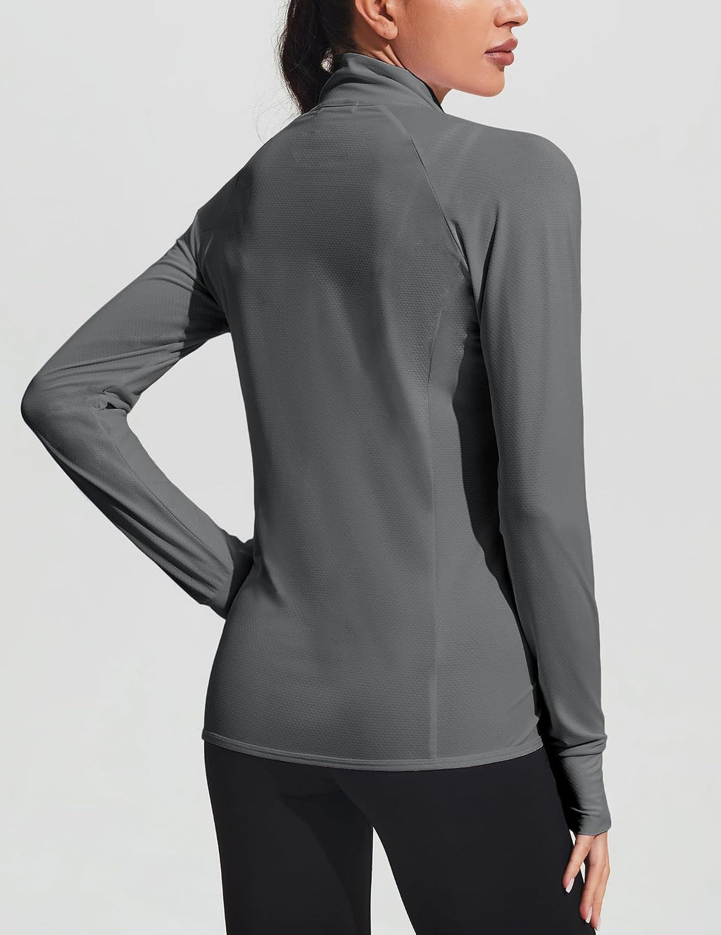 COOrun Women's UPF 50+ Jackets Sun Protection Golf Athletic Jackets Lightweight Full Zip Long Sleeve Shirts with Pockets