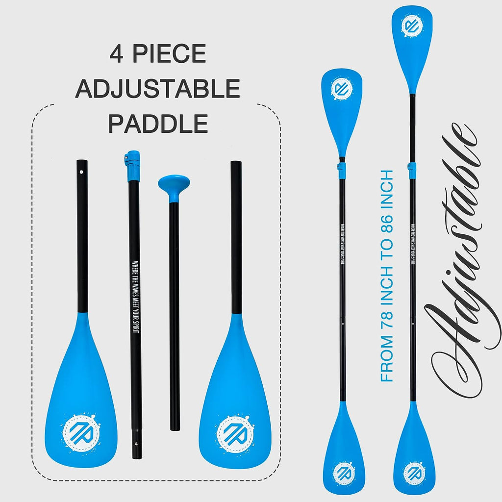 niphean 3/4-Piece Kayak Paddle, Adjustable Paddle Board Paddles, SUP Paddle