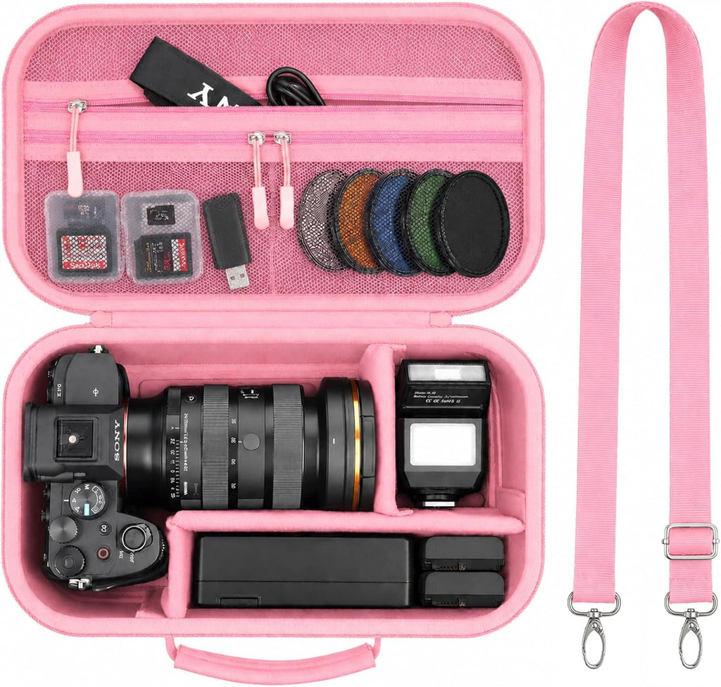 Camera Case for Canon EOS Rebel T7/R50/R100/for Sony a7iv/Mirrorless