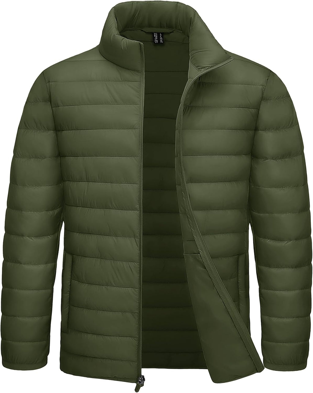 TACVASEN Men's Lightweight Puffer Jacket Quilted Insulated Winter Coat