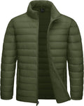 TACVASEN Men's Lightweight Puffer Jacket Quilted Insulated Winter Coat