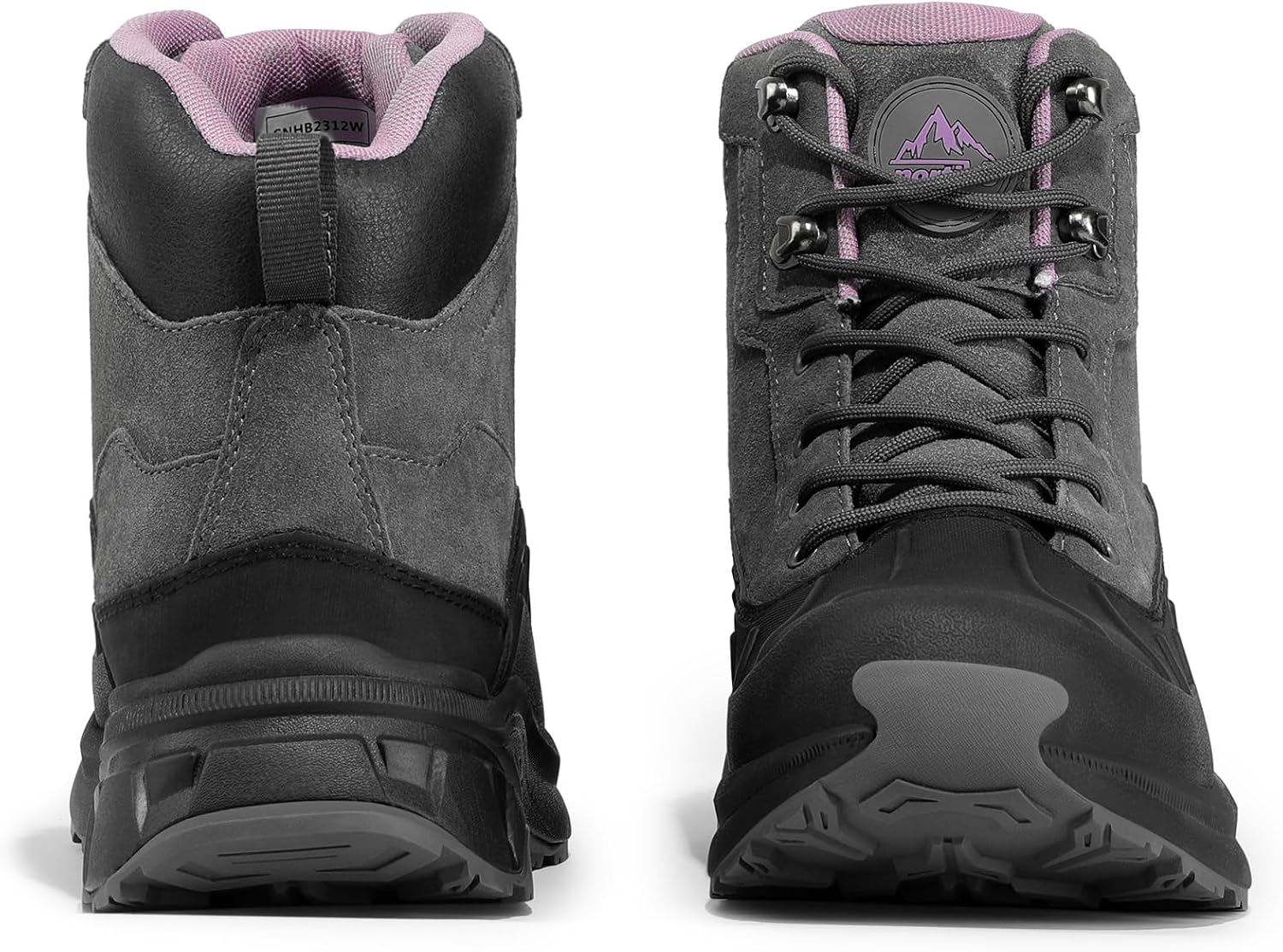 NORTIV 8 Women's Waterproof Hiking Boots Outdoor Trekking Camping Trail Hiking Boots