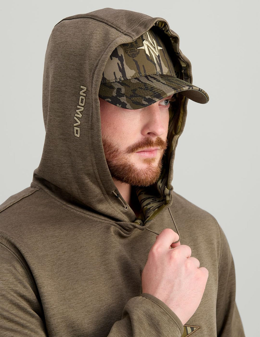 Nomad Men's North Star Hoodie, Comfortable Midweight Hunting Hoodie With Camo Logo for Everyday and Outdoor Lifestyle