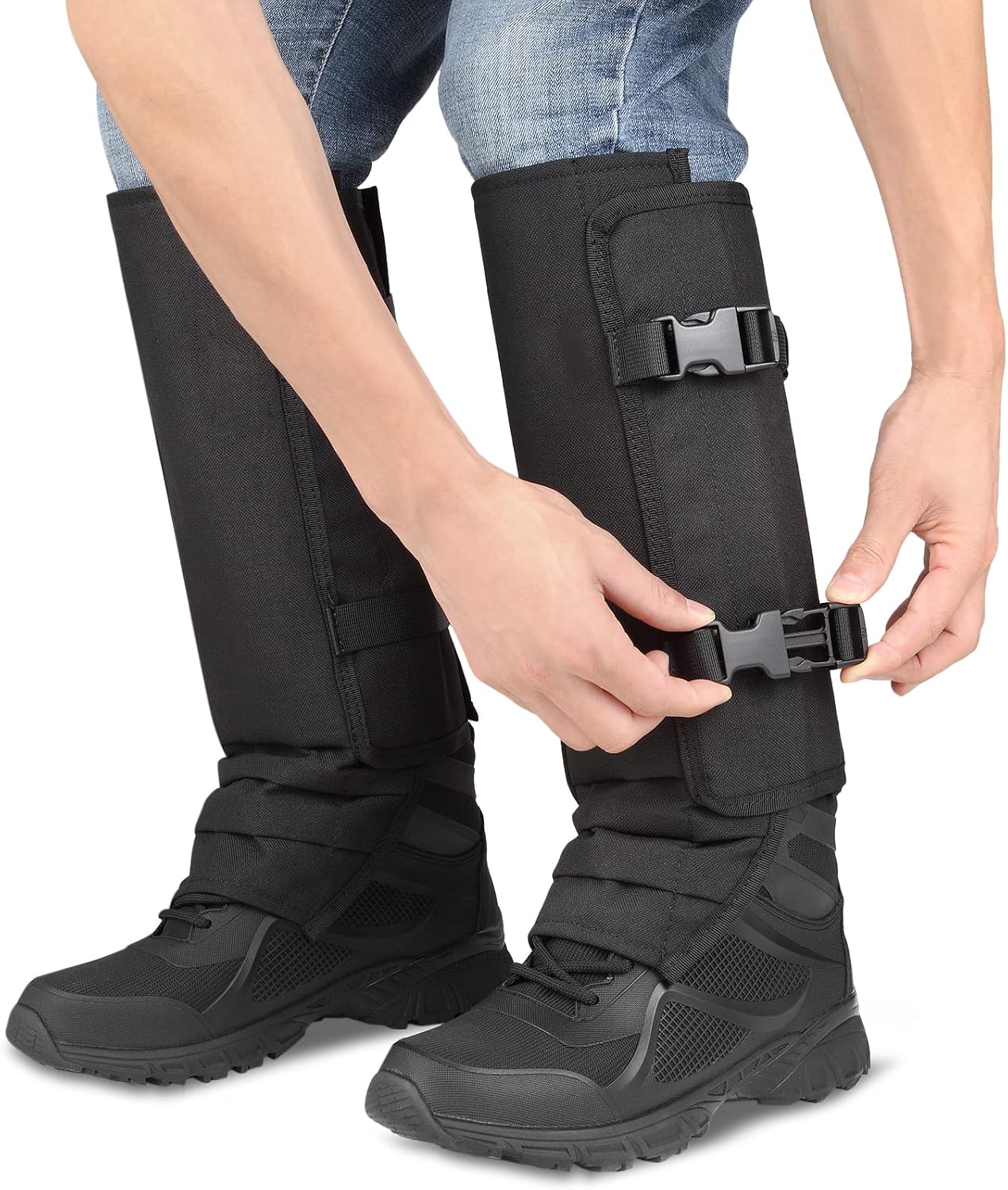 LUCKY CLOVER Snake Gaiters, Waterproof Snake Guards Bite Protection for Lower Legs, Snake Proof Gaiters Fit for Men & Women