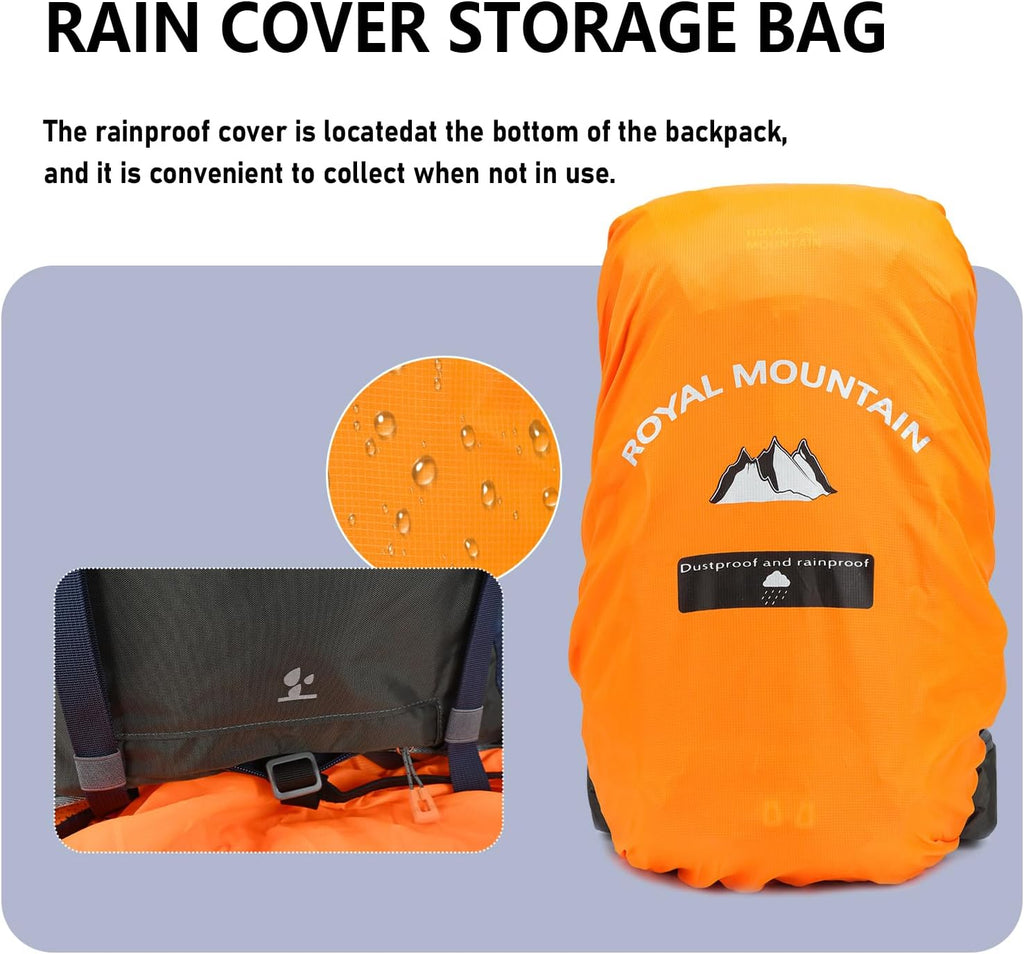 Hiking Backpack for Women Men,30+5L Waterproof Camping Backpacking Backpack