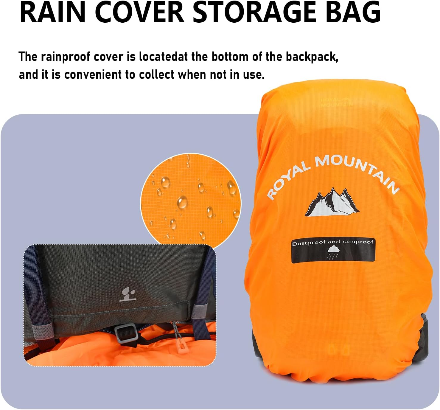 Hiking Backpack for Women Men,30+5L Waterproof Camping Backpacking Backpack