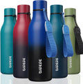 BJPKPK 18oz Insulated Water Bottle, Stainless Steel Bottle with Carry Strap