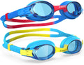K20 Swimming Goggles for Kids Girls Boys Age 3-10 Years Old, Anti-fog 100% UV Protection with Travel Bag