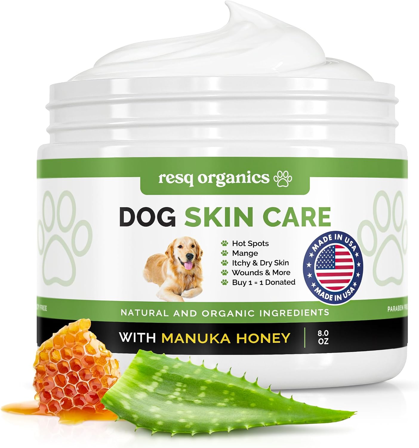 Hot Spot Treatment for Dogs - Pet Wound Care, Healing Ointment (4 Oz.)