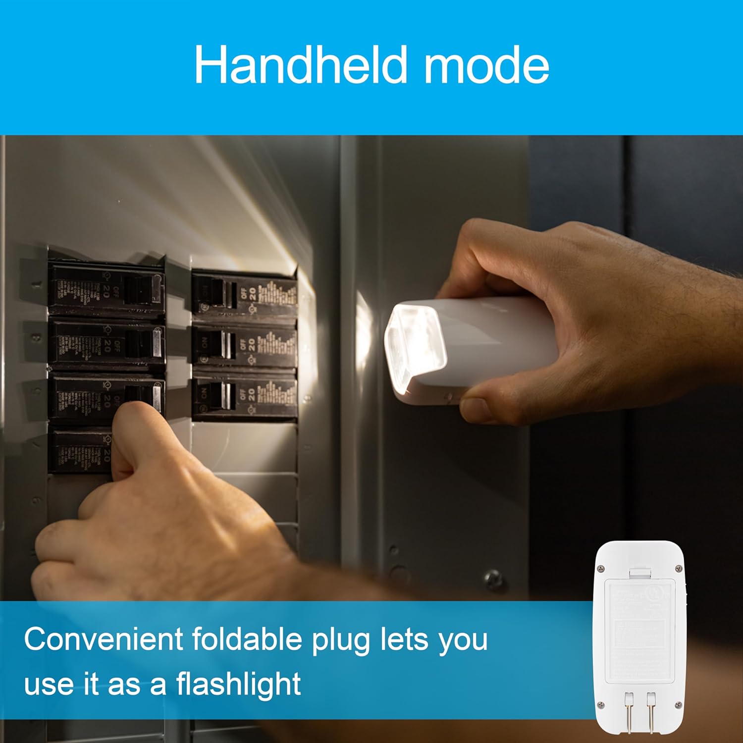 GE Plug in Power Failure Night Light with Dusk to Dawn Sensor, 2 Pack