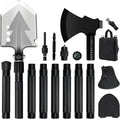 GOJAWAY 56" Ultra Long Camping & Shovel Axe Set, 20 in 1 Multi-Tools