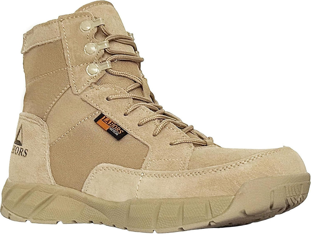 6 Inch Lightweight Mens Tactical Shoes Combat Boots Coyote Boots Military Training Lace Up Outdoor Hiking Breathable Army Shoe