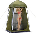 Vidalido Outdoor Camping Shower Tent Easy Setup Privacy Tent Changing Room Portable Camp Shower Tents for Camping with Floor, Waterproof Privacy Shelters Camping Toilet Tent