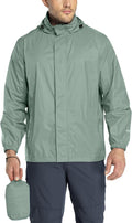 33,000ft Men's Packable Rain Jacket Lightweight Waterproof Golf Raincoat