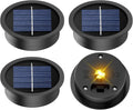 4 Pack Solar Light Replacement Top, 2.76 Inch Waterproof for Garden Lantern