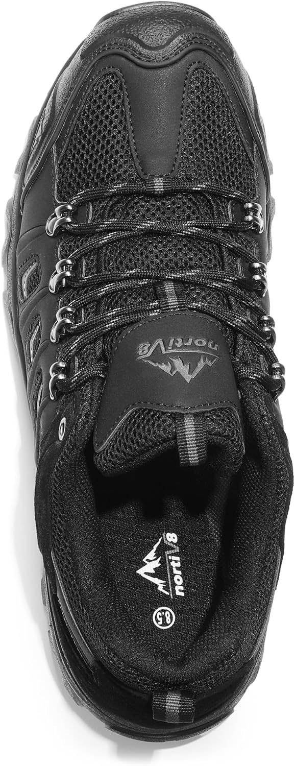 NORTIV 8 Men's Waterproof Hiking Shoes Leather