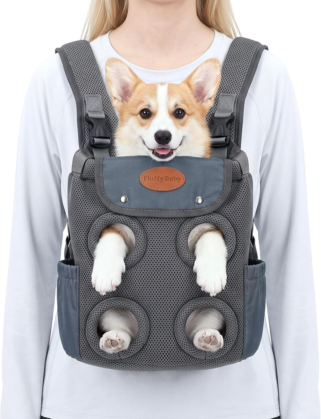 Yalikop 8-10kg Dog Carrier Backpack Front Facing Dog Carrier Backpack