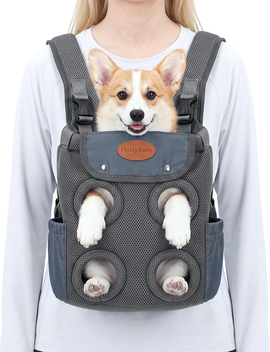 Yalikop 8-10kg Dog Carrier Backpack Front Facing Dog Carrier Backpack