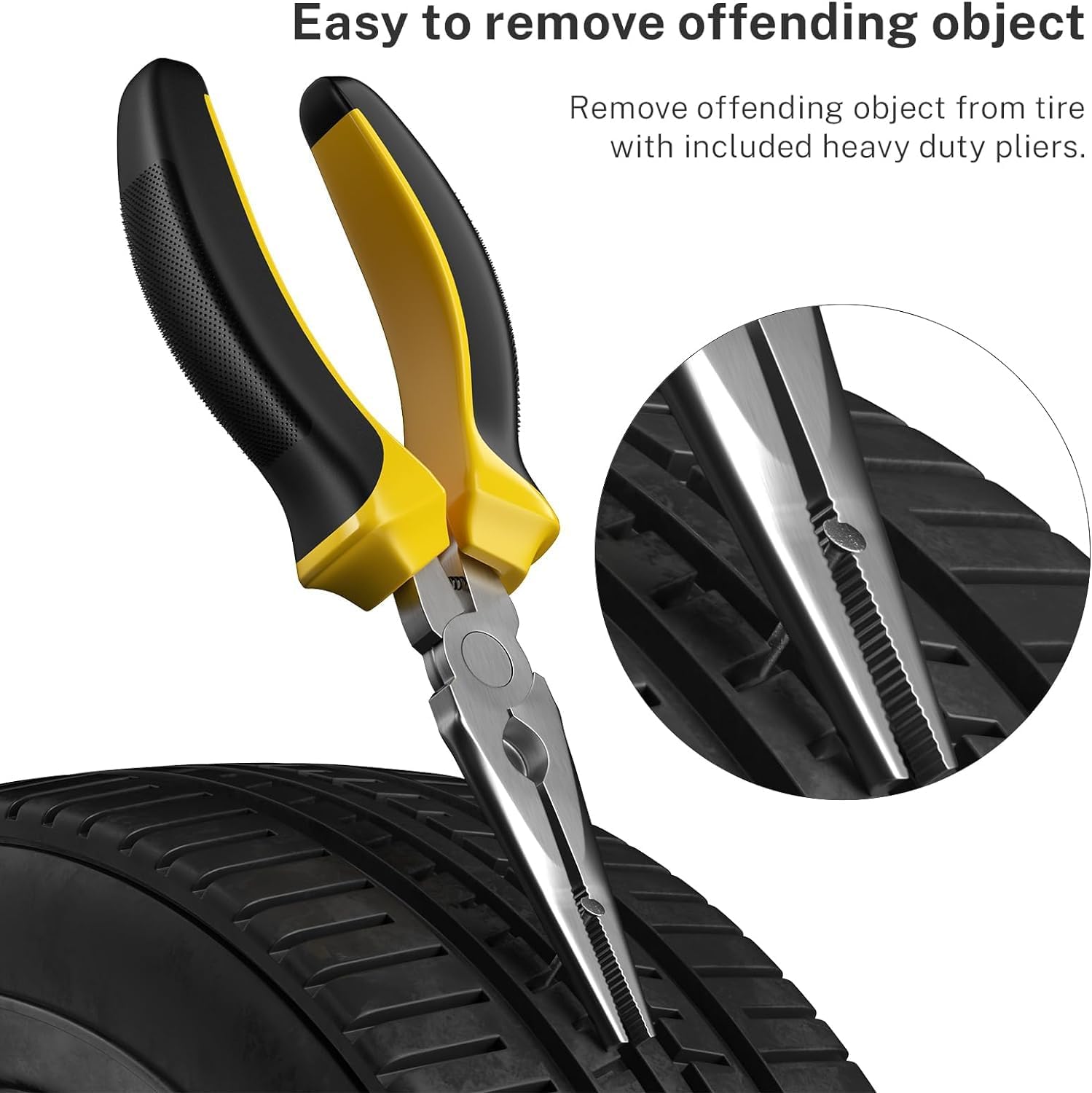 AUTOWN Flat Tire Repair Kit 68pcs 2-Pack, Tire Plug Kit to Fix Punctures