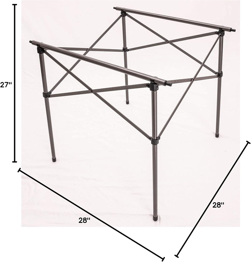 ALPS Mountaineering Aluminum Roll-Top Camp Table with Fast Setup and Compact Storage
