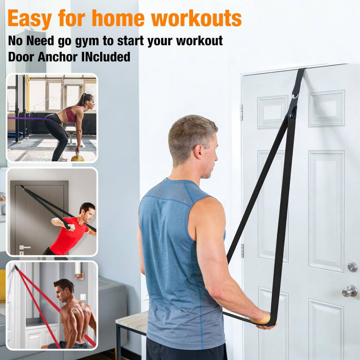 Resistance Bands for Working Out, Exercise Bands with Upgraded Packaging