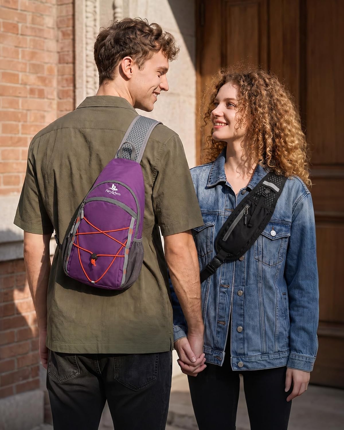 Packable Crossbody Sling Bag for Men Women RFID Lightweight Travel Daypack