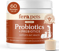 Fera Pets Organic Probiotics for Dogs & Cats with Prebiotics, 60 Scoops