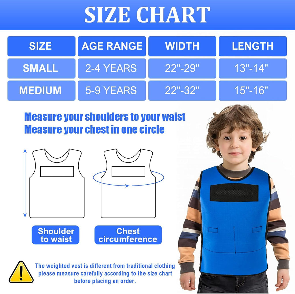 Weighted Vest for Kids,Neoprene Compression Vest