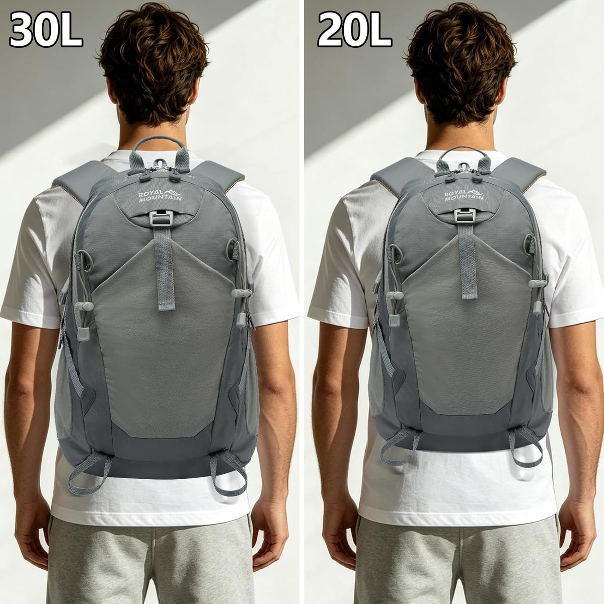 Small Hiking Backpack, 20L Lightweight Travel Backpacks For Men Women, Water Resistant Outdoor Day Pack, Ultralight Camping Daypack Backpacks, Durable Hiking Backpack Fit For Camping.(With Rain-cover)