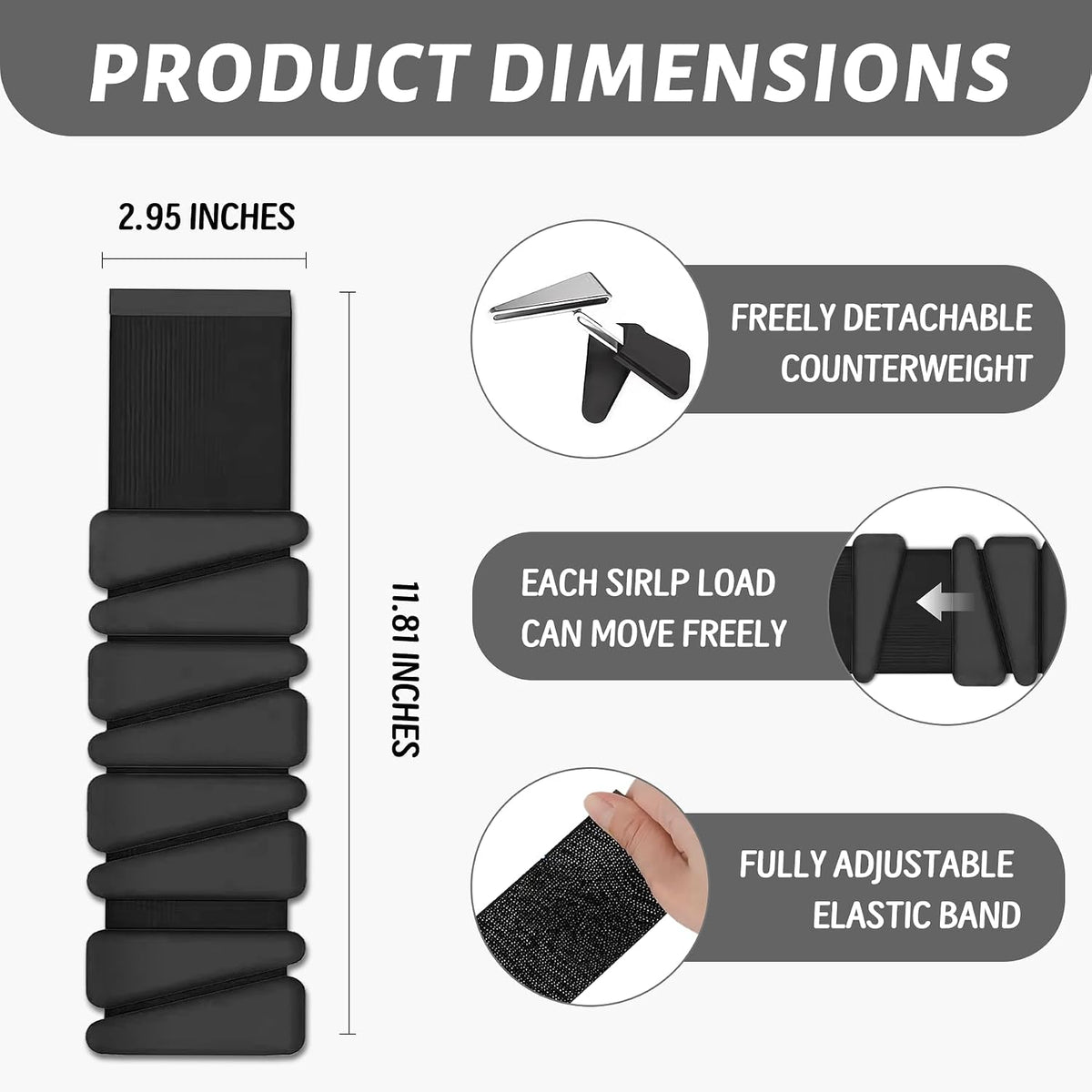 Ankle Weights 2 lb Set for Women & Men - Adjustable Wrist/Leg Weights with Soft Neoprene & Metal D-Ring, Sweat-Proof for Walking Running Pilates HIIT At Home Workout