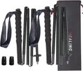 2pc High Strength 5-Section Foldable Carbon Fiber Trekking Poles - 115g/125g/130g, Compact Hiking Staff for Men & Women, Ideal for Hiking, Trekking, Mountaineering & Backpacking