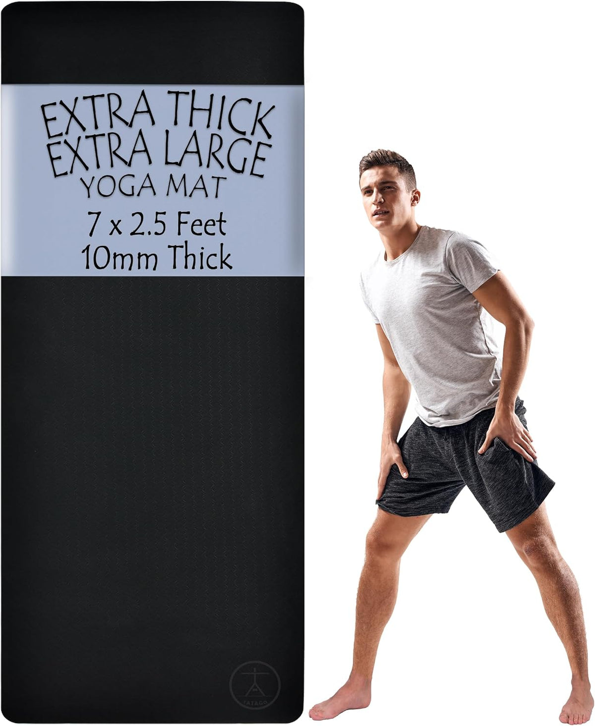 Extra Large Yoga Mat XL, Wide and Long, Extra Thick Non Slip Exercise Mat