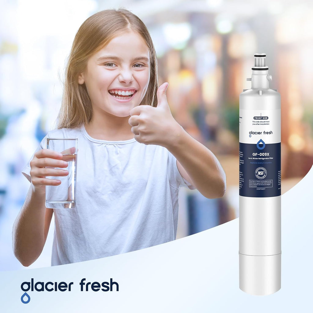 GLACIER FRESH RPWFE, RPWF Refrigerator Water Filter (Built-in CHIP) 3-Pack