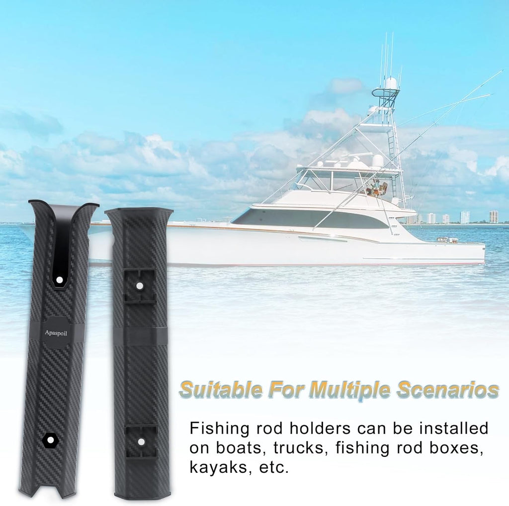 8 Pack Plastic Fishing Rod Holders Racks for Boat