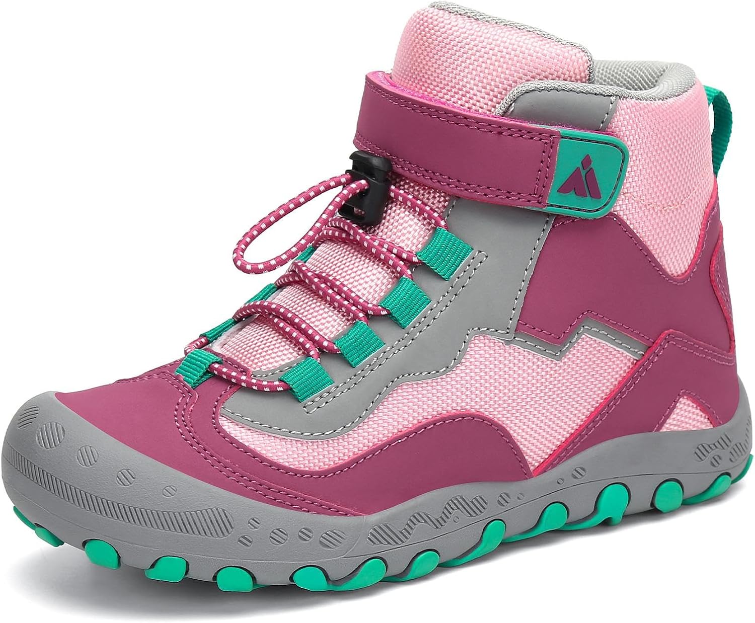 Mishansha Kids Hiking Boots for Boys Girls Water-Resistant Non-Slip