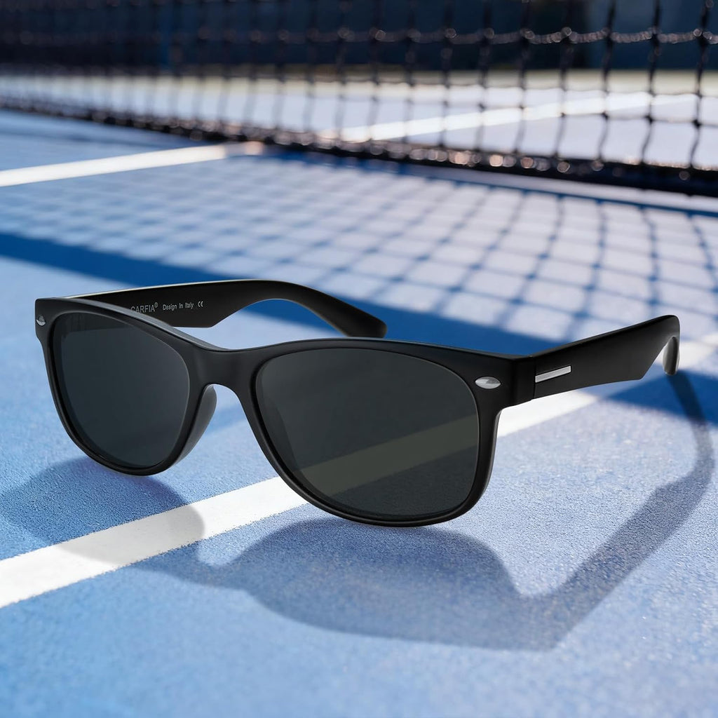 CARFIA Polarized Sunglasses Men Womens UV Protection,TR90 Lightweight Frame Sports Life Style Outdoor Running Sun Glasses