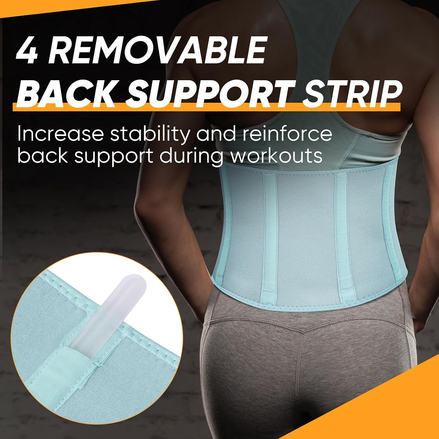 APEXUP Waist Trainer for Women Lower Belly Fat, Men Sweat Band, Stomach Wrap, Waist Trimmer with Removable Lumbar Support