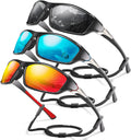 Polarized Sports Wrap Around Sunglasses Men Fishing Running Golf