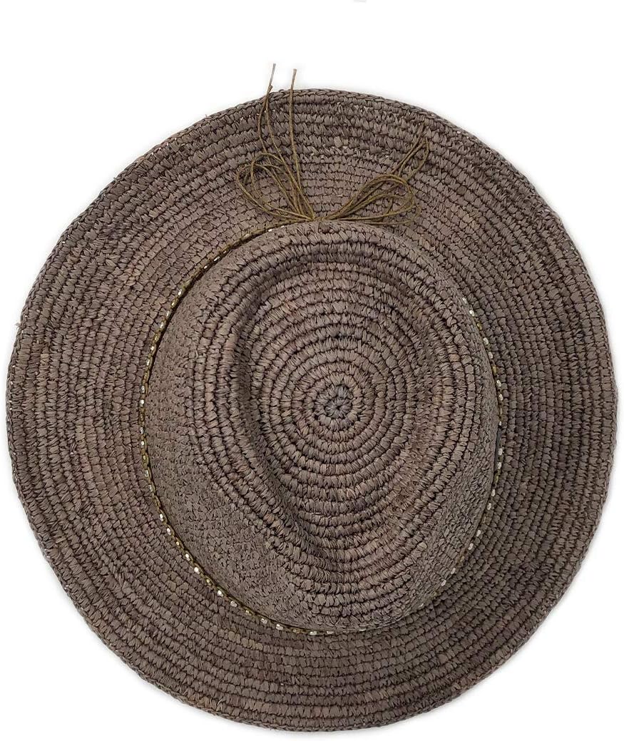 Wallaroo Hat Company – Women’s Malibu Fedora – Wide Brim Natural Fiber Sun Hat with Adjustable Sizing for Medium Crown Sizes