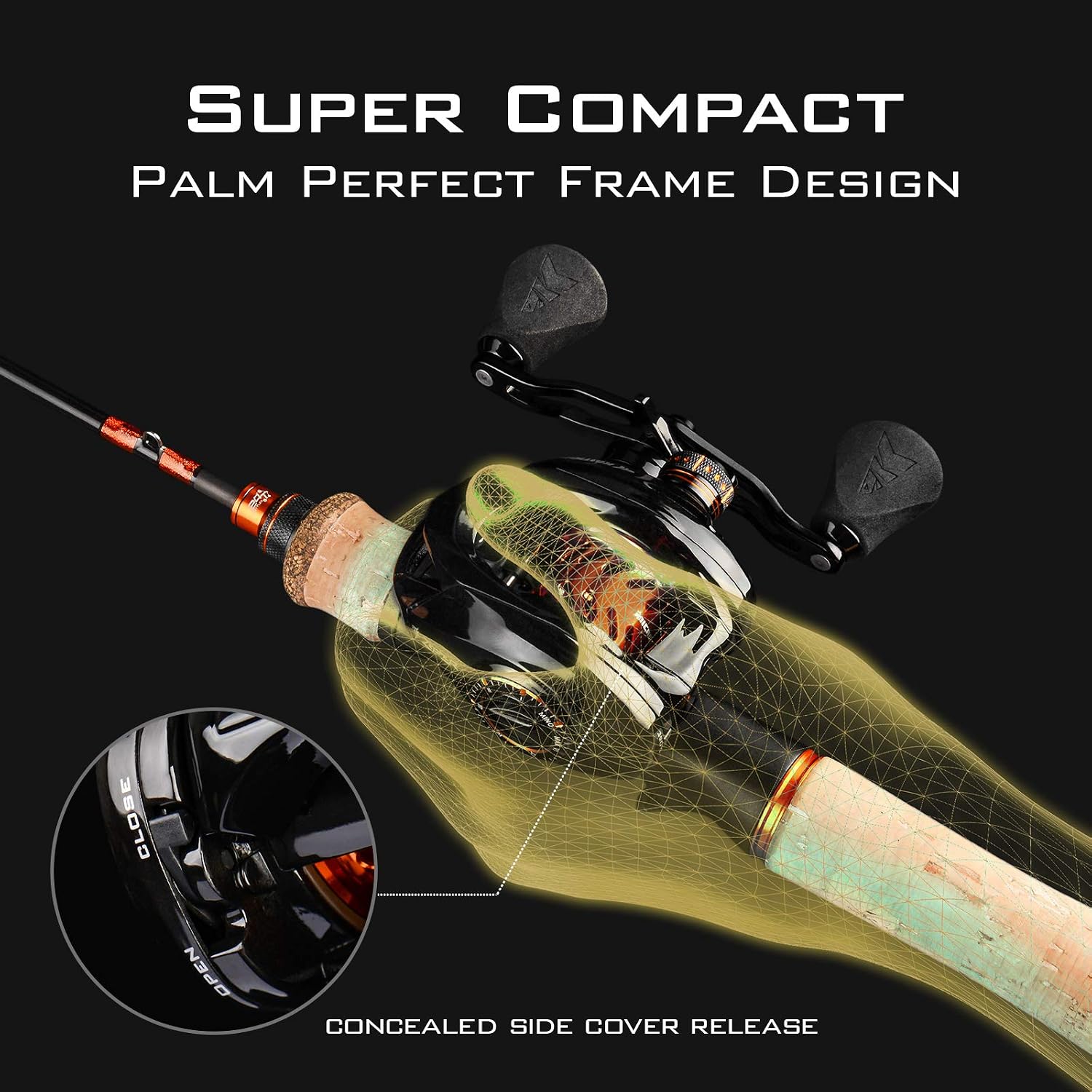 KastKing Zephyr Bait Finesse Baitcasting Fishing Reels with Drag Clicker