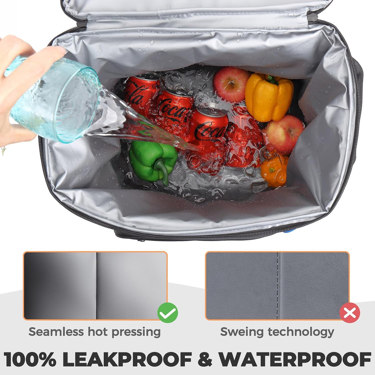 Heytrip Backpack Cooler Insulated Waterproof Leakproof Lunch Bag 36/54 Cans