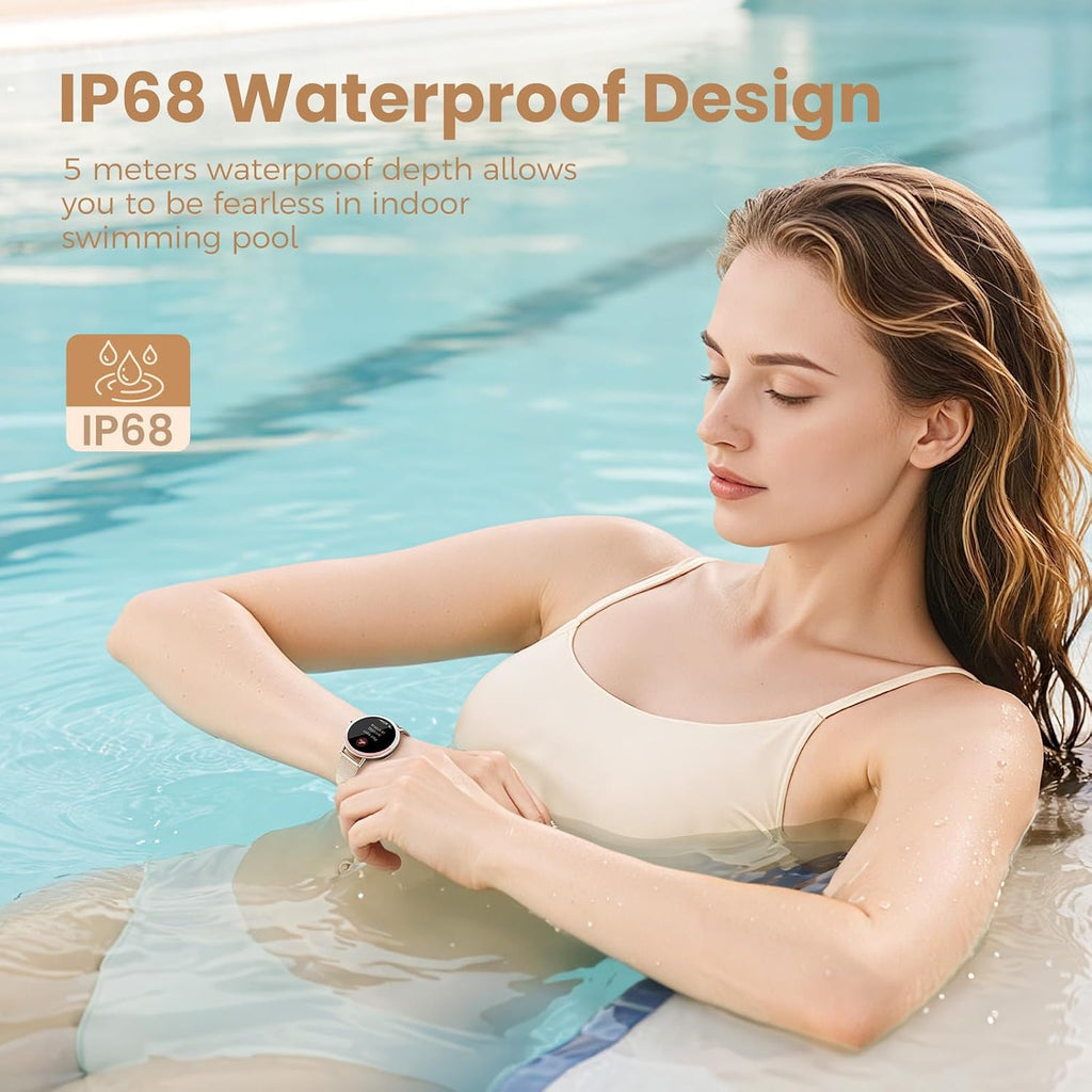 Smart Watches for Women Android/iphone, Fitness Tracker with Calls&Answer