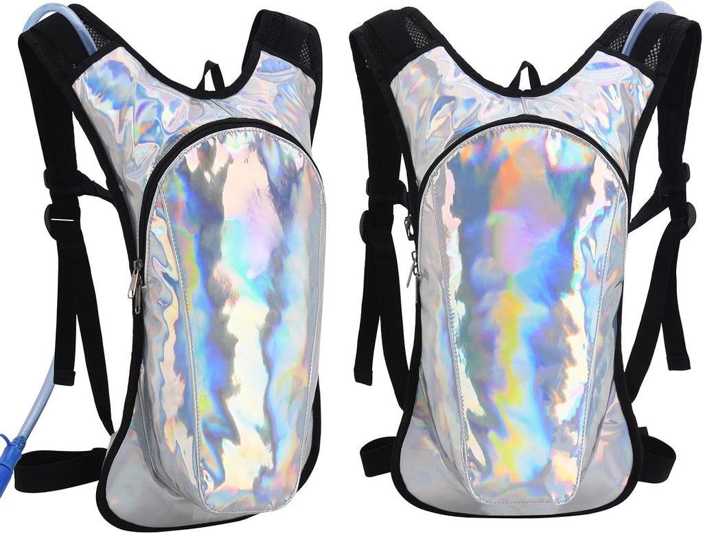 Roptat Hydration Backpack Pack with 2L Hydration Bladder - Lightweight Water Backpack Water Pouch for Women Men Running Riding Biking Music Festival