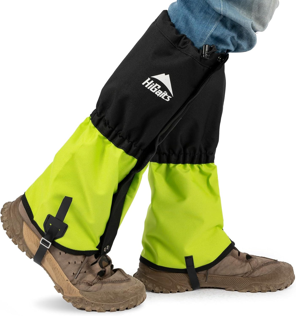 Leg Gaiters for Men Women Adjustable Gators Hiking Snow Gaiters