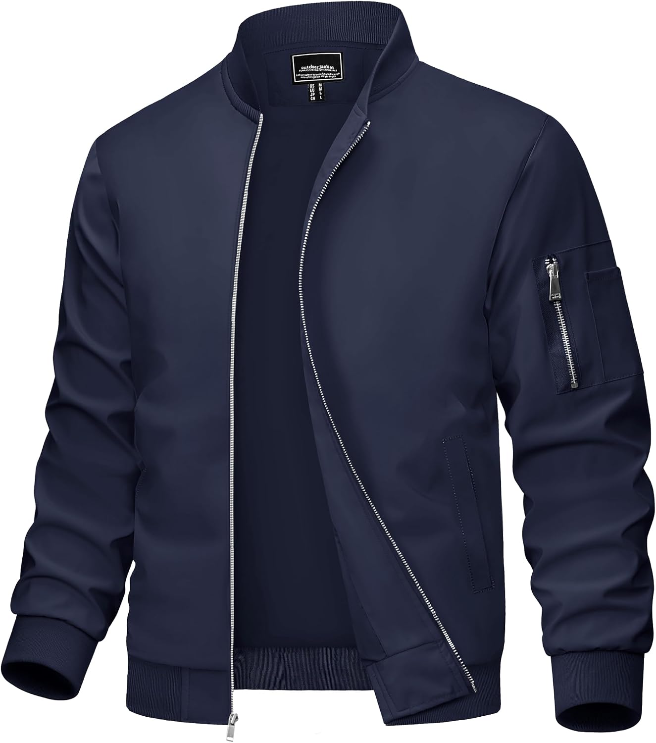 MAGCOMSEN Men's Bomber Jacket Lightweight Windbreaker Spring Fall Jacket